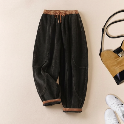 Nora — Gezellige Corduroy Broek met Zachte Voering