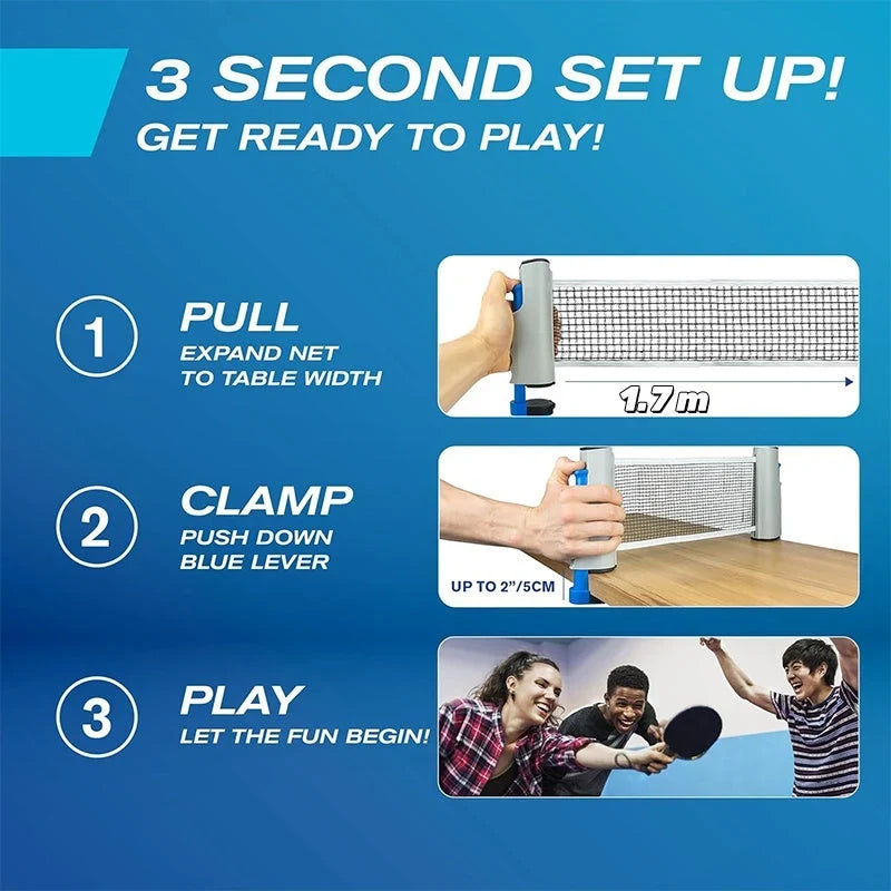Snap Tafeltennisnet — Direct Plezier Overal