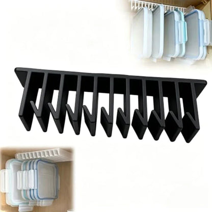 SleekStack dekselorganizer — Transparante kasten, stille kookervaring