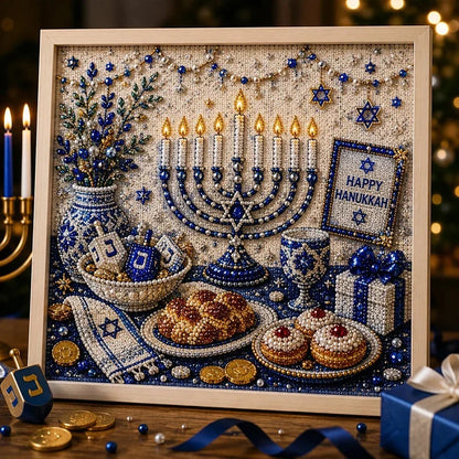 GlowCraft Menorah Knutselpakket — Ontsteek Vreugde, Straal Rust uit