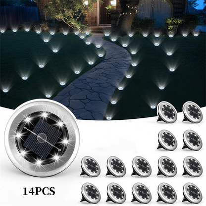 SolarGlow 4 stuks-Set — Tuinpadverlichting | 50% KORTING