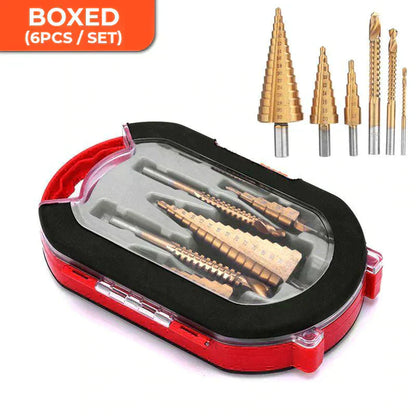 Boren set met titanium coating (6 stuks)