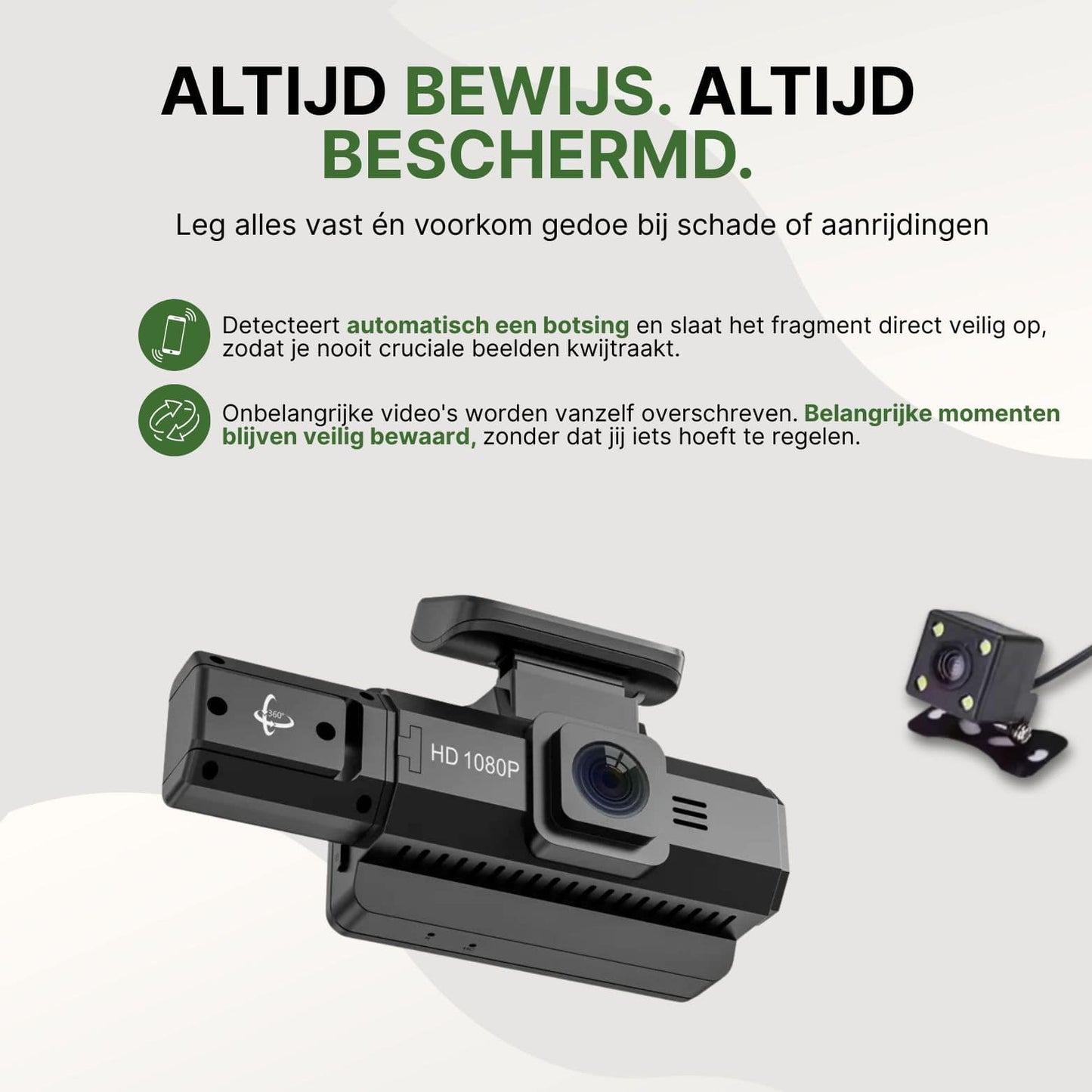 TriSight Guardian — Uitgebreide Auto Bescherming | 50% KORTING