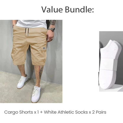 David — Lichtgewicht Cargo Shorts | 1+1 GRATIS