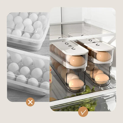 FreshNest Eiervak met Dubbel Dek – Ruimte Gemakkelijk Maximaliseren