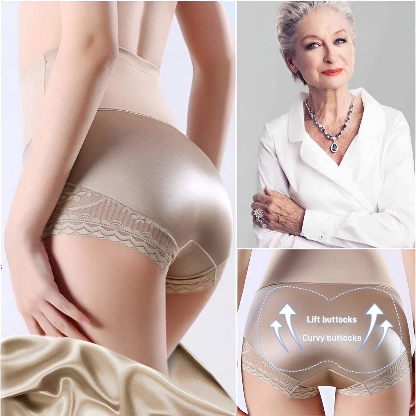 Emma™ – Zijdezachte Slip met Hoge Taille | 1+2 GRATIS