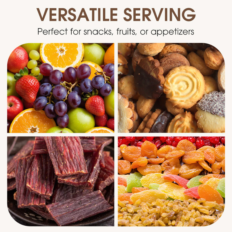 ServeLux – Houten Snack Schaal | 50% KORTING