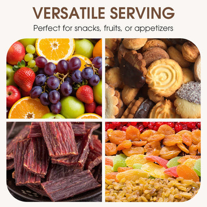 ServeLux – Houten Snack Schaal | 50% KORTING