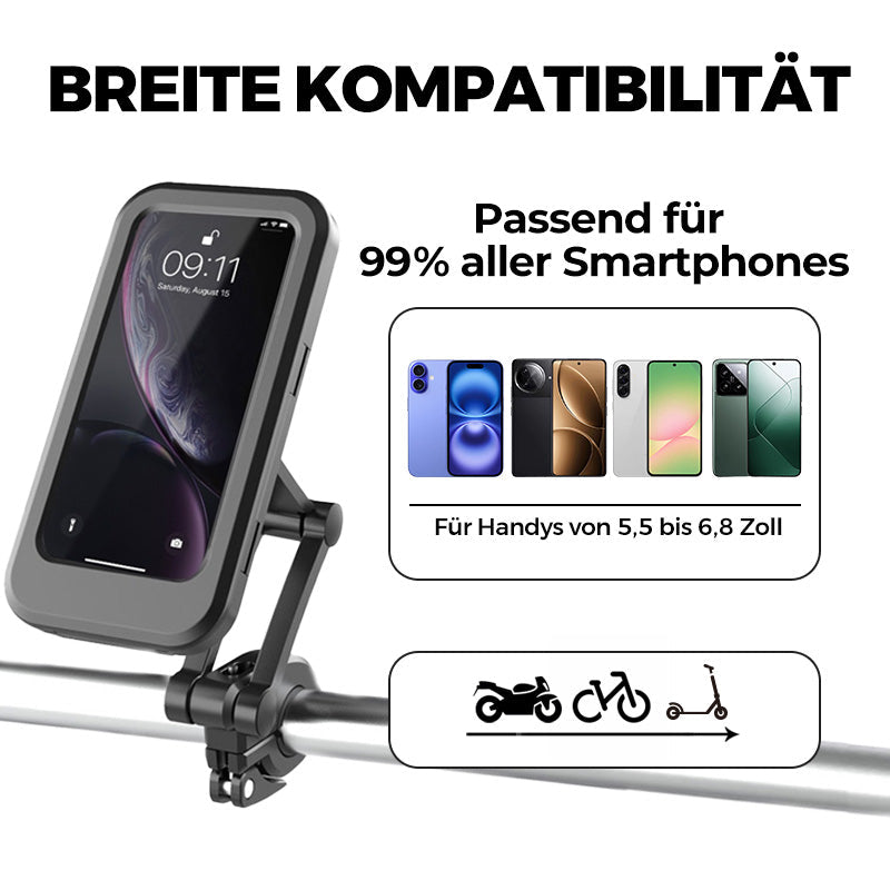 AquaGrip™ – Waterdichte Telefoonhouder Fiets | 50% KORTING
