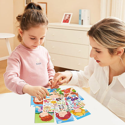 DIY stickerboek knutselen voor jongens en meisjes