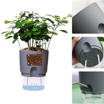 Zelfbewaterende hydrocultuur bloempot