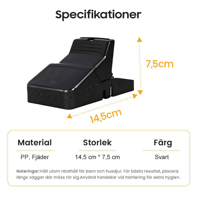 SnapPro 3-pack – Zeer gevoelige en krachtige muizenval | 50% KORTING