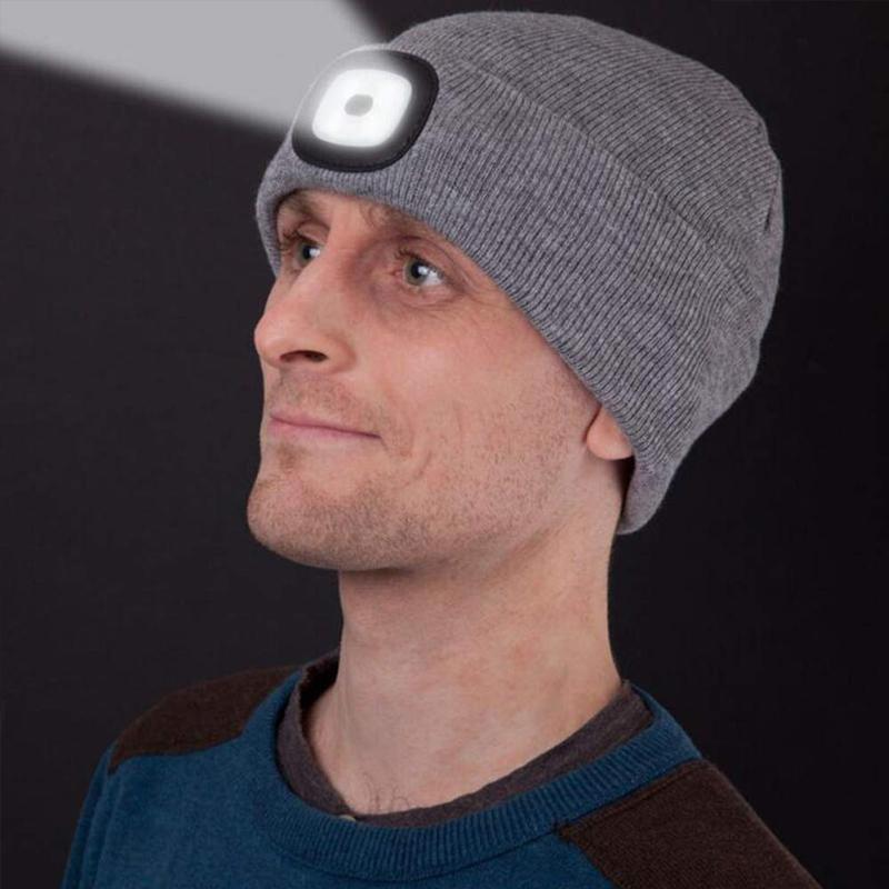 LED Gebreide Winter Beanie Muts