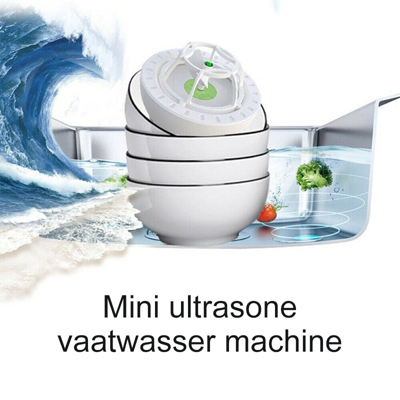 Ultrasone Draagbare Vaatwasser en Wasartefact