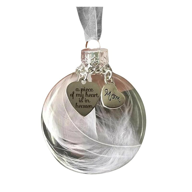 HeavenSent - Kerst veer bal ornamenten kunststof | 1+2 GRATIS