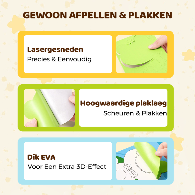 CraftyKids – DIY 3D EVA knutselstickers