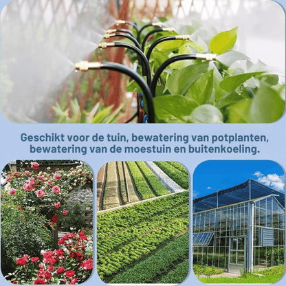 HydroMist360 — Complete Slim Tuinsysteem Set | 50% KORTING