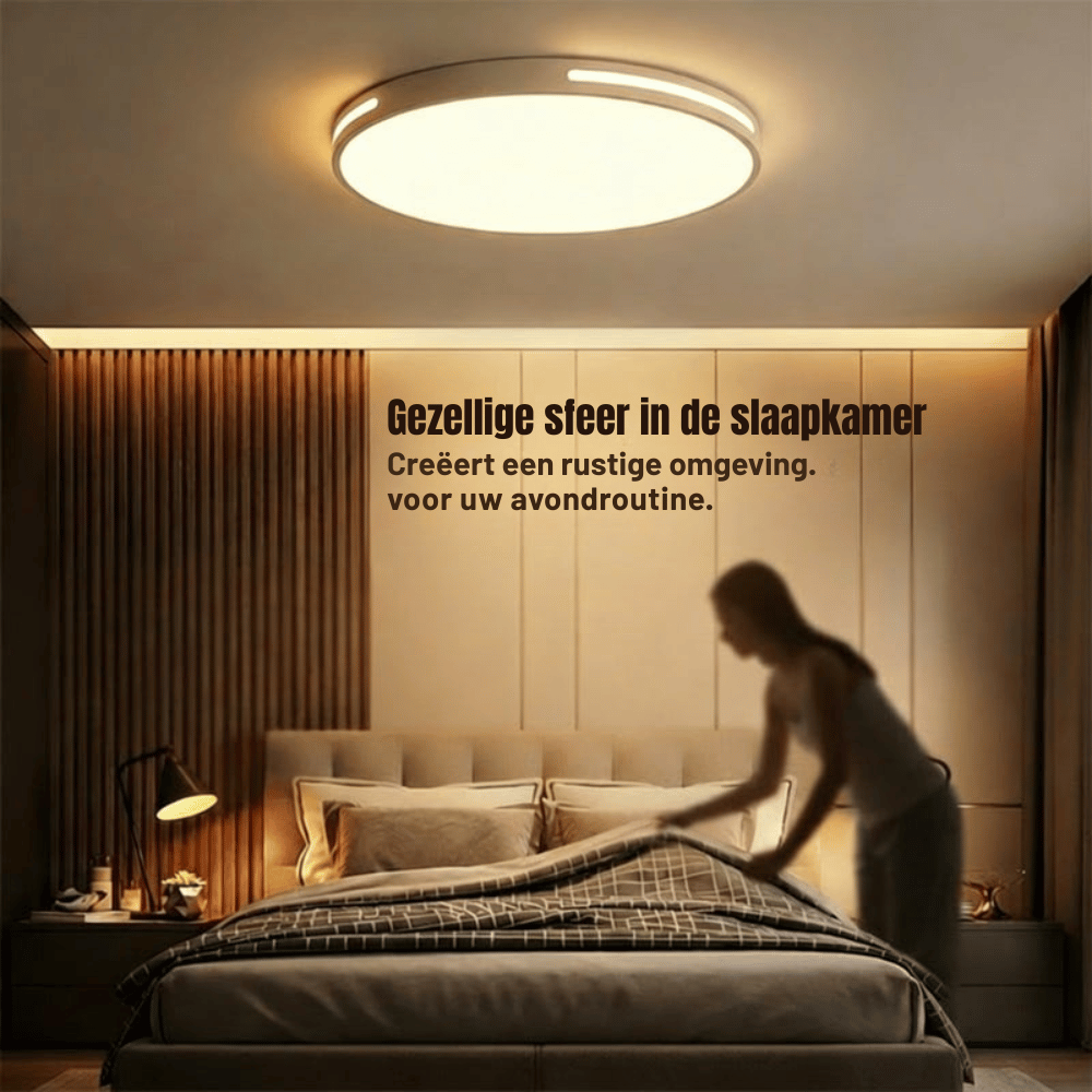 MoodMaster — Dimbare LED-Plafondlamp | 50% KORTING