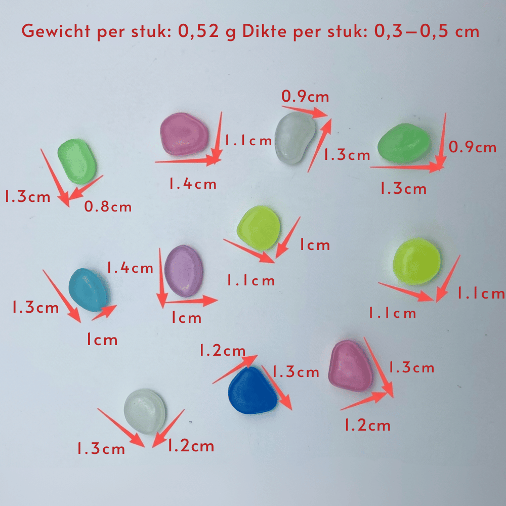 GlowPebbles — Glow Tuinstenen | 50% KORTING