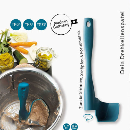 Draaibare spatelschraper