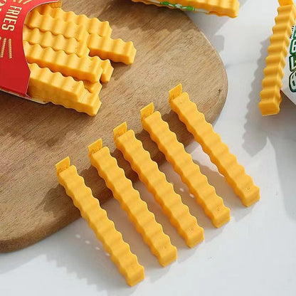 Grappige magnetische frites-voedselclips