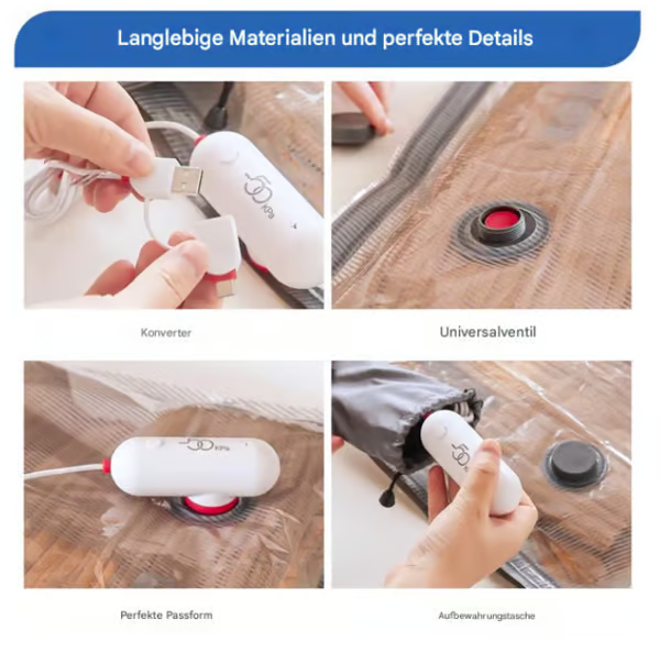 SpaceSaver – USB Compressieset voor Reizen | 50% KORTING