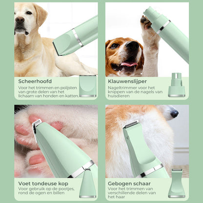 PawPerfect Pro - 4-in-1 scheerapparaat voor dierenhaar | 50% KORTING