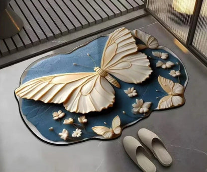 Antislip, absorberende mat met realistisch 3D-patroon – veilig, antislip, snel drogend