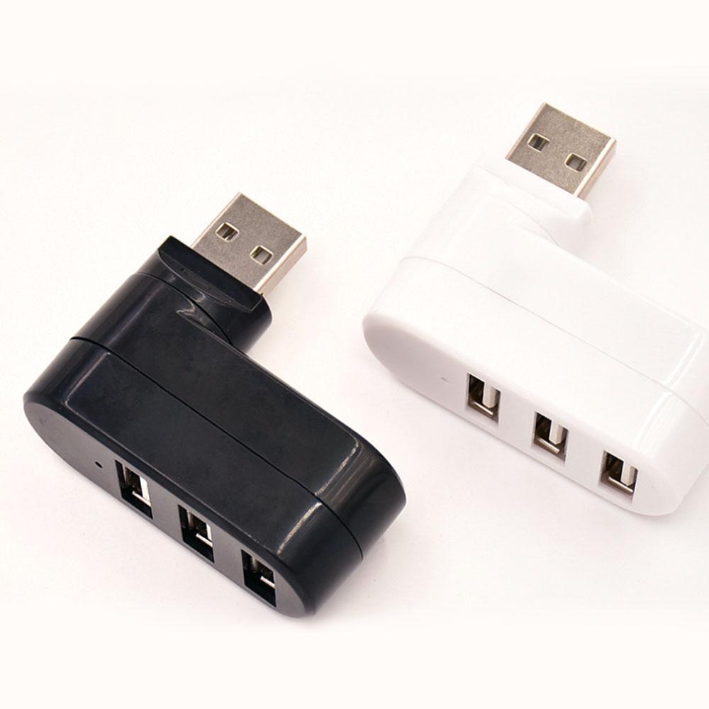 Mini draaibare 3-poorts USB-hub