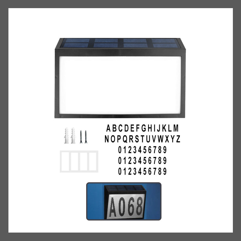 Solar deurbordverlichting