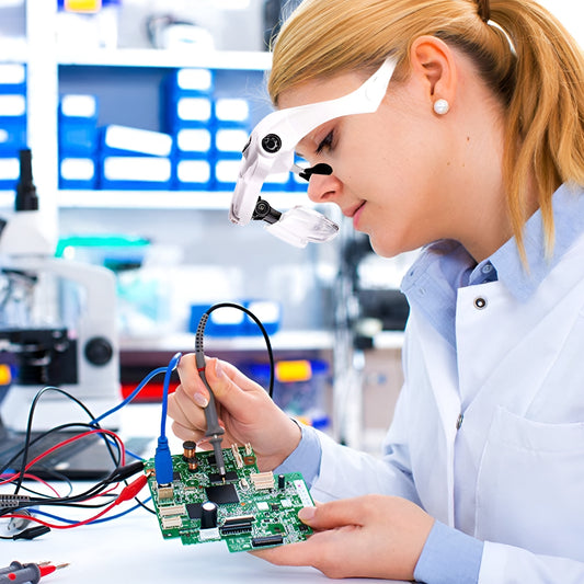 OptiView - Vergroot Handsfree met Heldere Verlichting voor Al je Creatieve Projecten | 50% KORTING