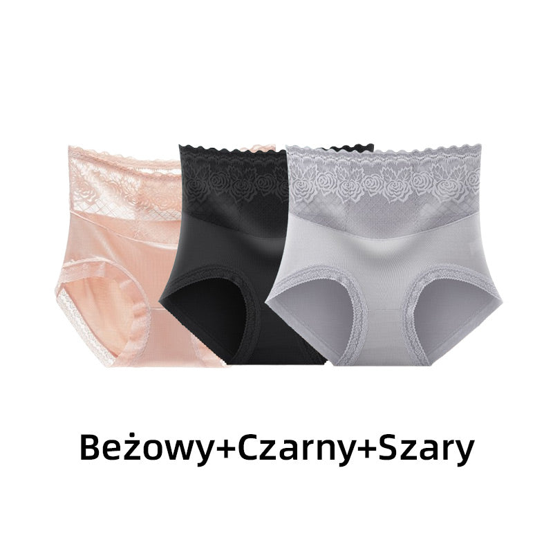 LaceComfort – Dames kanten slip met hoge taille | 1+1 GRATIS