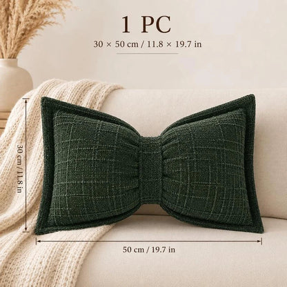 LuxeFleur Strik Chenille Kussen – Gezellig Comfort, Moeiteloze Stijl