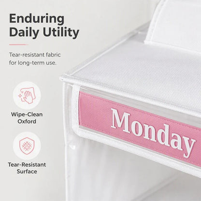 ClarityNest Hangende Organizer met 5 Compartimenten – Makkelijke Orde in de Kast