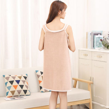 Lana — Sneldrogende Coral Fleece Badjas | 50% KORTING