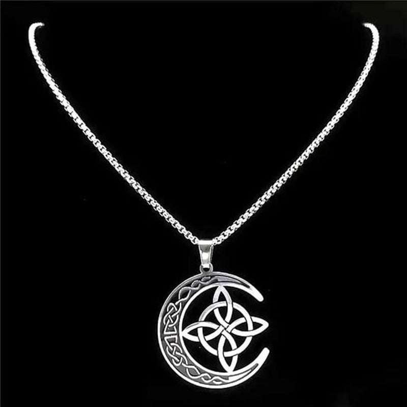 LunaForge – Symbolische Maan Ketting | 1+1 GRATIS