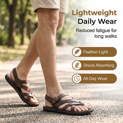 Elliot – Heren Sandalen met Verstelbare Band en Comfortabele Inlegzool