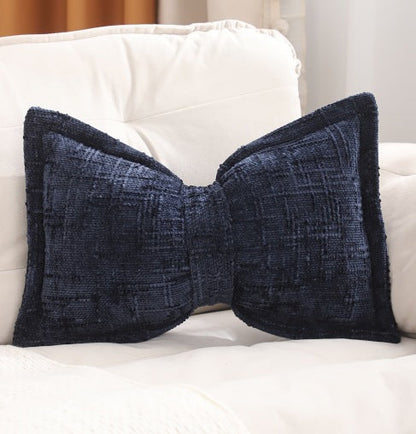 VelvetLuxe Strik Kussen — Luxe Comfort, Directe Stijl