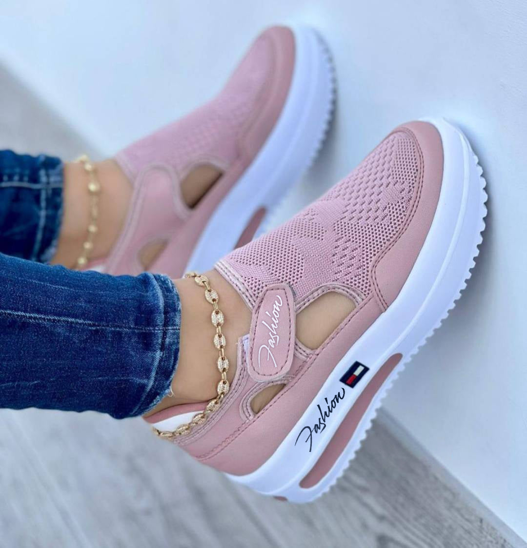 Felicity – Gevoerde Flyknit Schoenen met Memory Foam Comfort