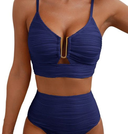 Amelia — Push-Up Hoge Taille Bikini voor Dames
