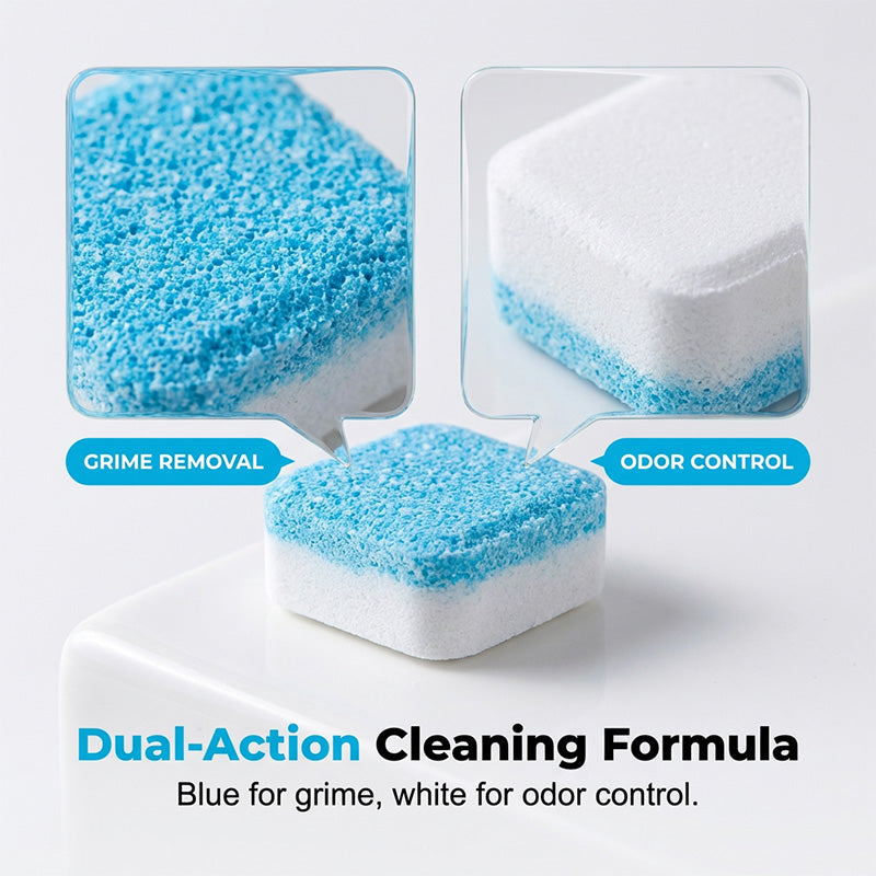 WasherRefresh 12 stuks — Wasmachine Reinigingstabletten | 1+2  doosGRATIS