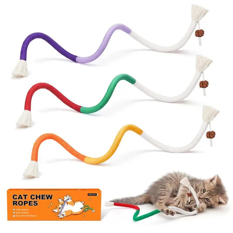 PurrPlay Kauwtouwen — Energieke Spelen, Stralende Tanden