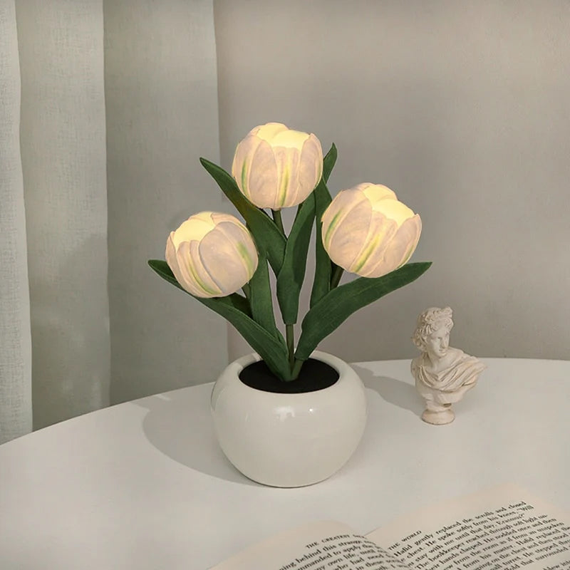BloomGlow – Lichtgevende Tulpenlamp | 50% KORTING