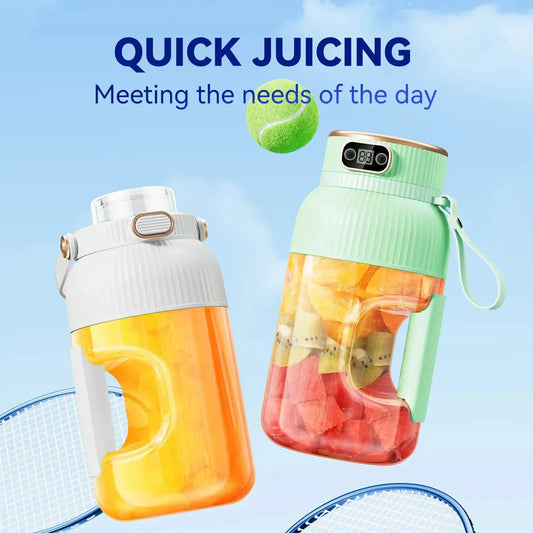 JuicyGo™ - De multifunctionele, draagbare sapcentrifuge voor verse vitamines overal