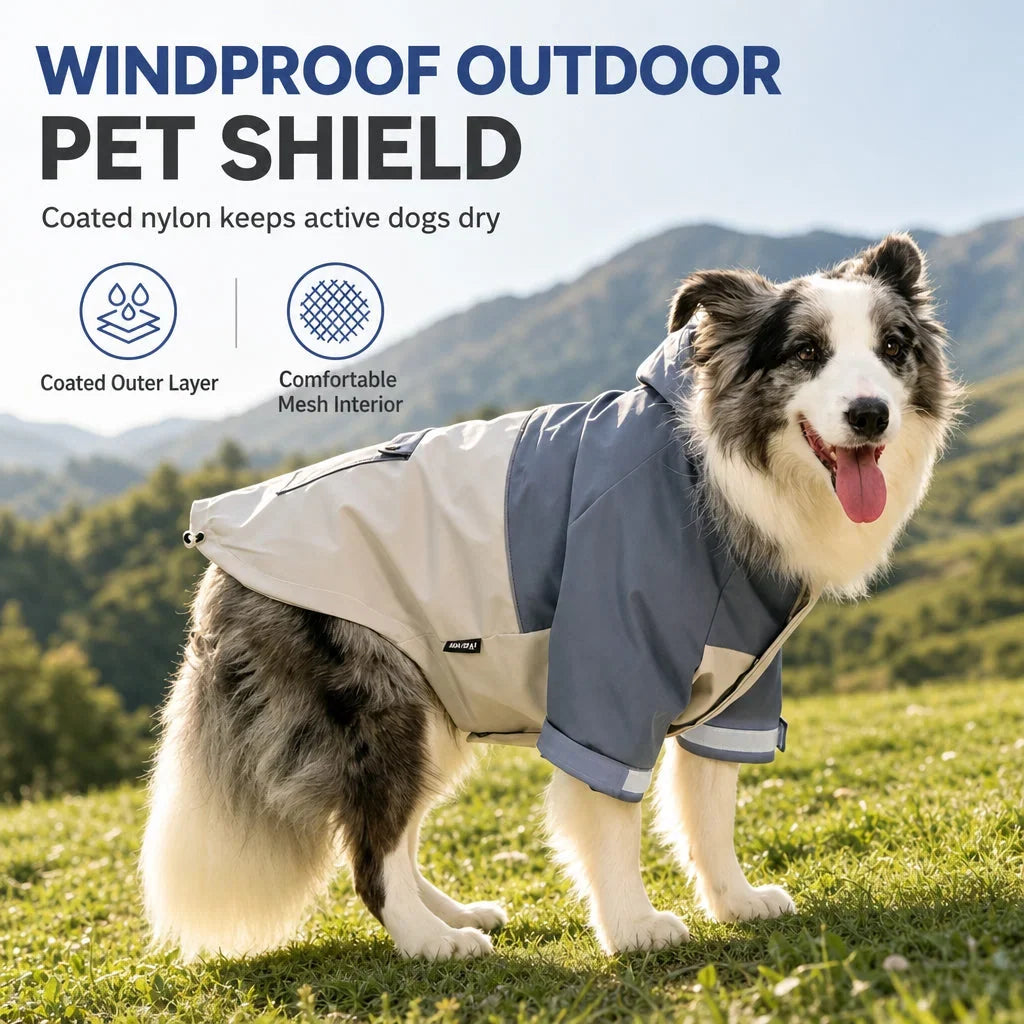 FreedomPup Regenjas — Blijf Droog, Speel Wild