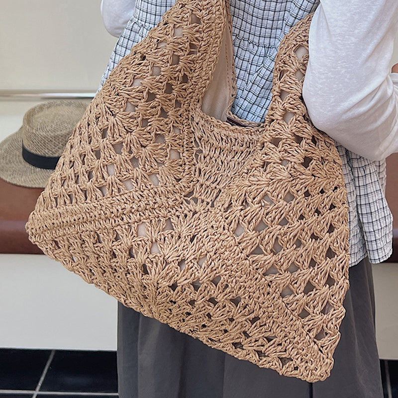 Gevlochten Tote Tas — Zorgeloze Stijlvol Zelfvertrouwen