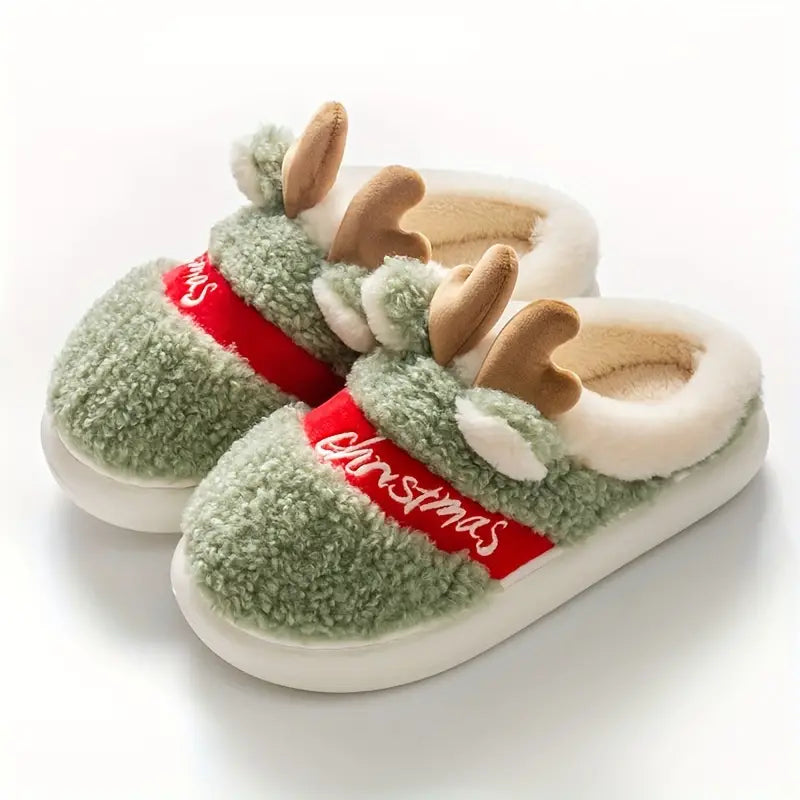 Kerst rendier pantoffels | 50% KORTING