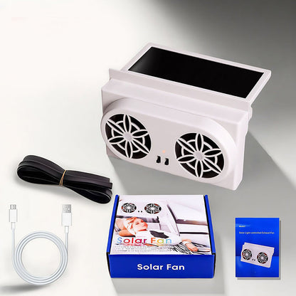 Zonne-auto-ventilator — Directe Koelcomfort