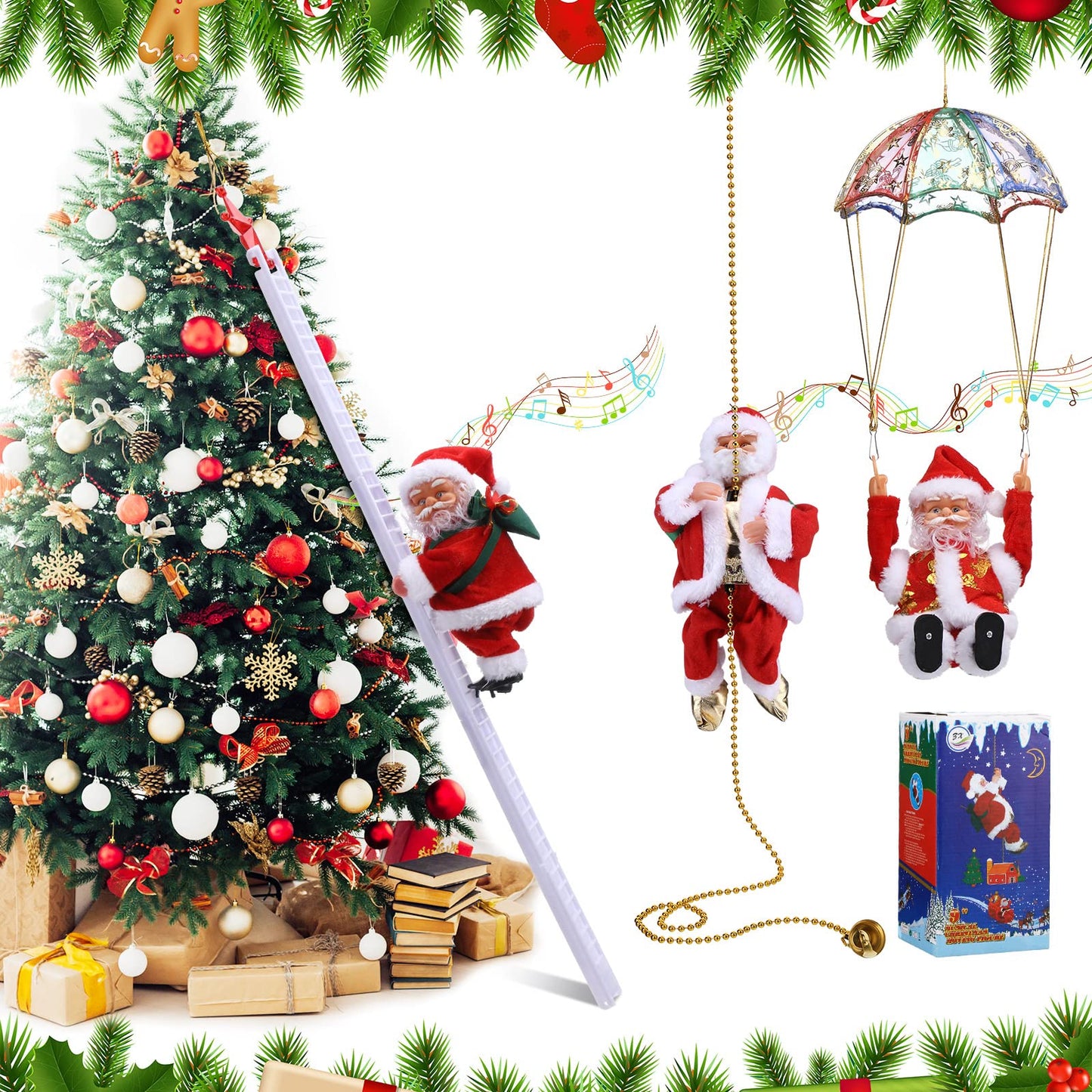 JollyClimb – Dansende en zingende Kerstman | 50% KORTING