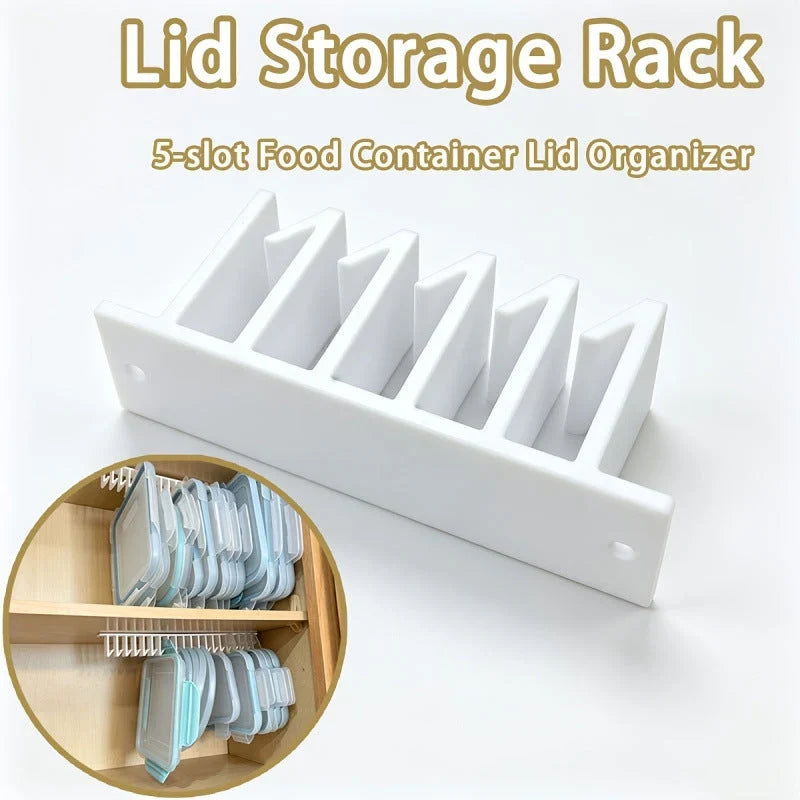 SleekStack dekselorganizer — Transparante kasten, stille kookervaring